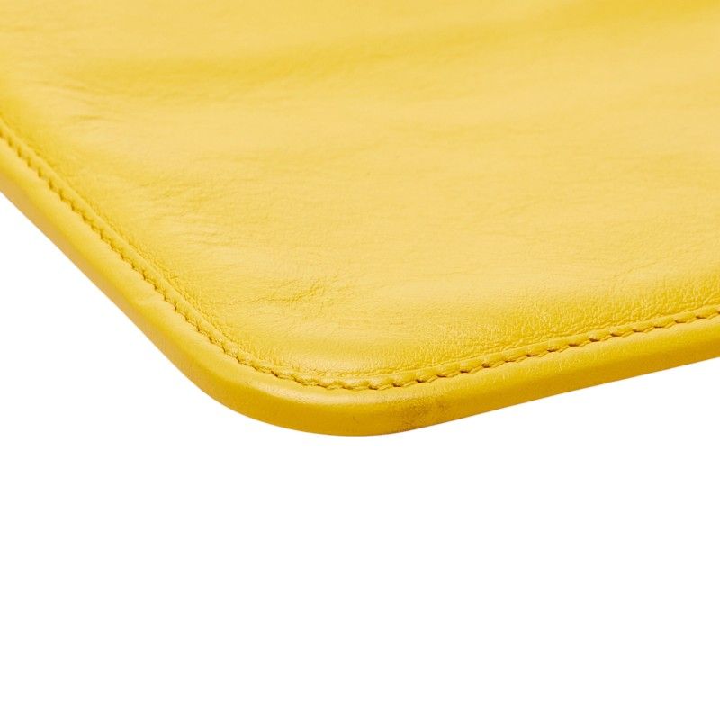 Loewe Anagram Shoulder Bag Yellow Leather — view 5