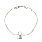 Louis Vuitton Lockit Bracelet Cadena Silver — view 2