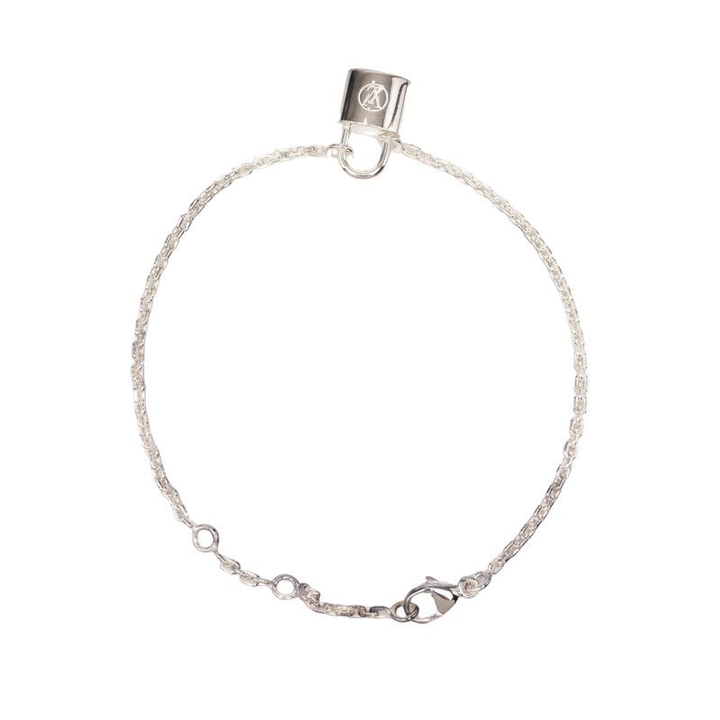 Louis Vuitton Lockit Bracelet Cadena Silver — view 3