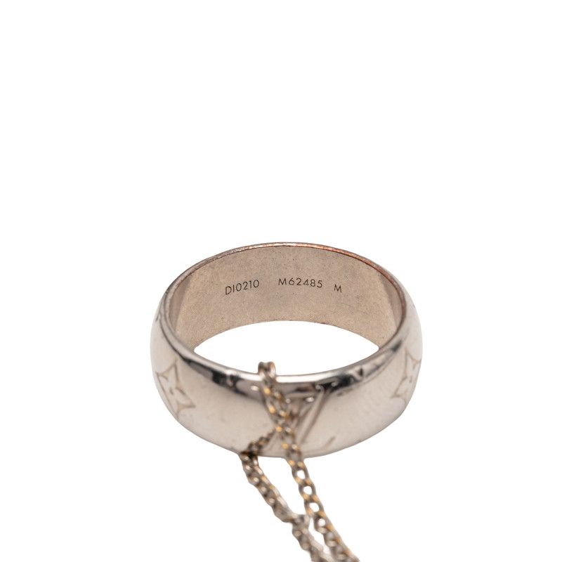 Louis Vuitton Monogram Ring Necklace Metal
