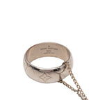 Louis Vuitton Monogram Ring Necklace Metal