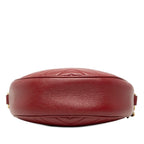 Gucci GG Marmont Quilted Chain Shoulder Bag Red Leather — view 3