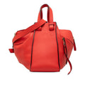 Loewe Anagram Hammock Small 2-Way Shoulder Bag Red Leather