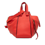 Loewe Anagram Hammock Small 2-Way Shoulder Bag Red Leather
