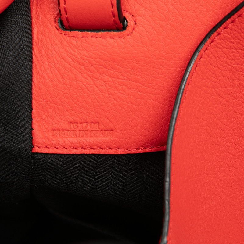 Loewe Anagram Hammock Small 2-Way Shoulder Bag Red Leather — view 5