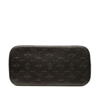 Louis Vuitton Monogram Matte Stockton Tote Shoulder Bag Noir Black Leather — view 3
