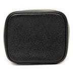 Chanel CC Logo Vanity Bag Handbag Black Caviar Leather — view 3