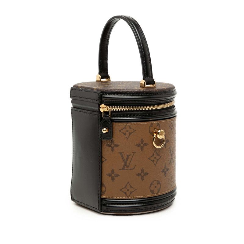Louis Vuitton Monogram Reverse Cannes Vanity Shoulder Bag 2-Way Brown Leather — view 2
