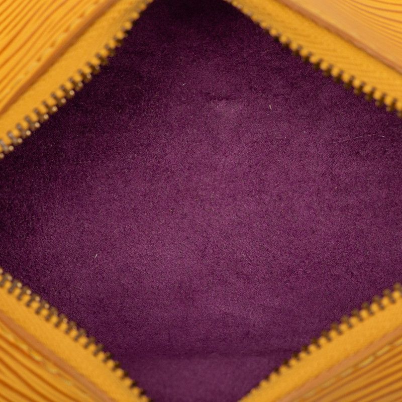 Louis Vuitton Epi Souflo Pouch Case Tassili Yellow Leather — view 4