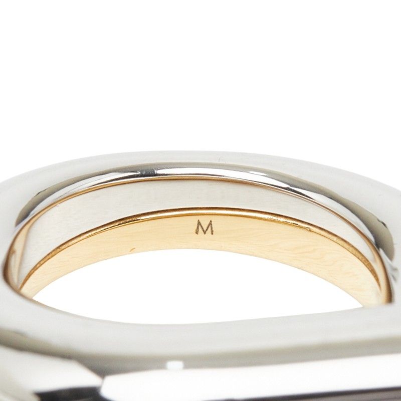 Louis Vuitton Ring M Gold Silver Plated Metal — view 7