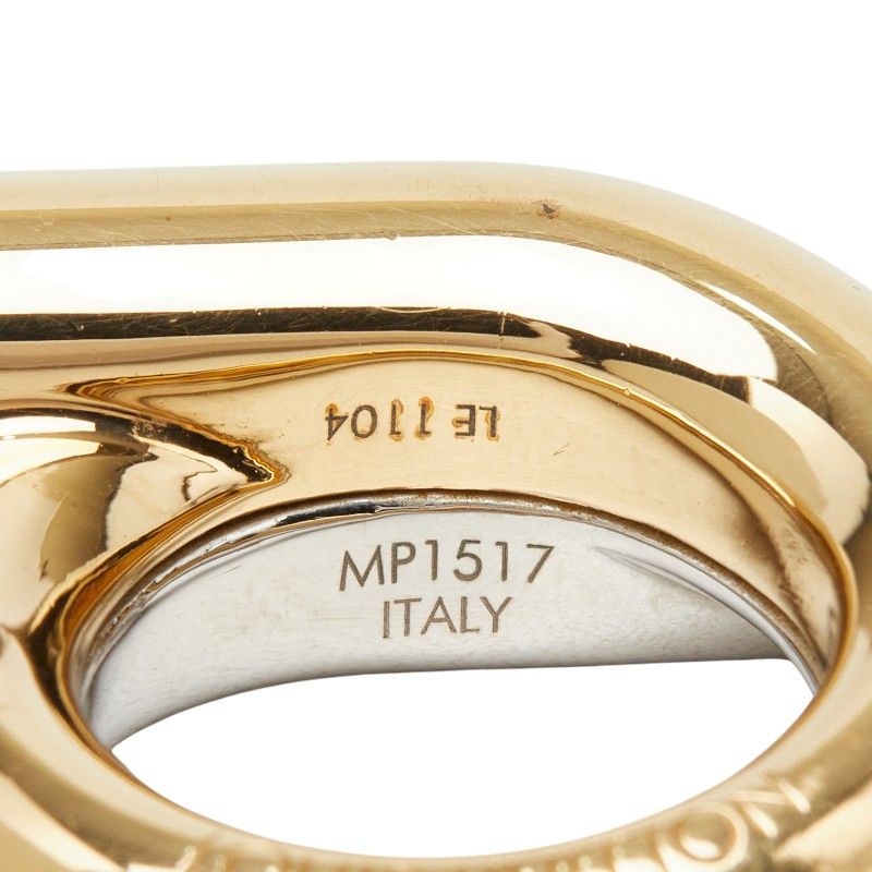 Louis Vuitton Ring M Gold Silver Plated Metal — view 9