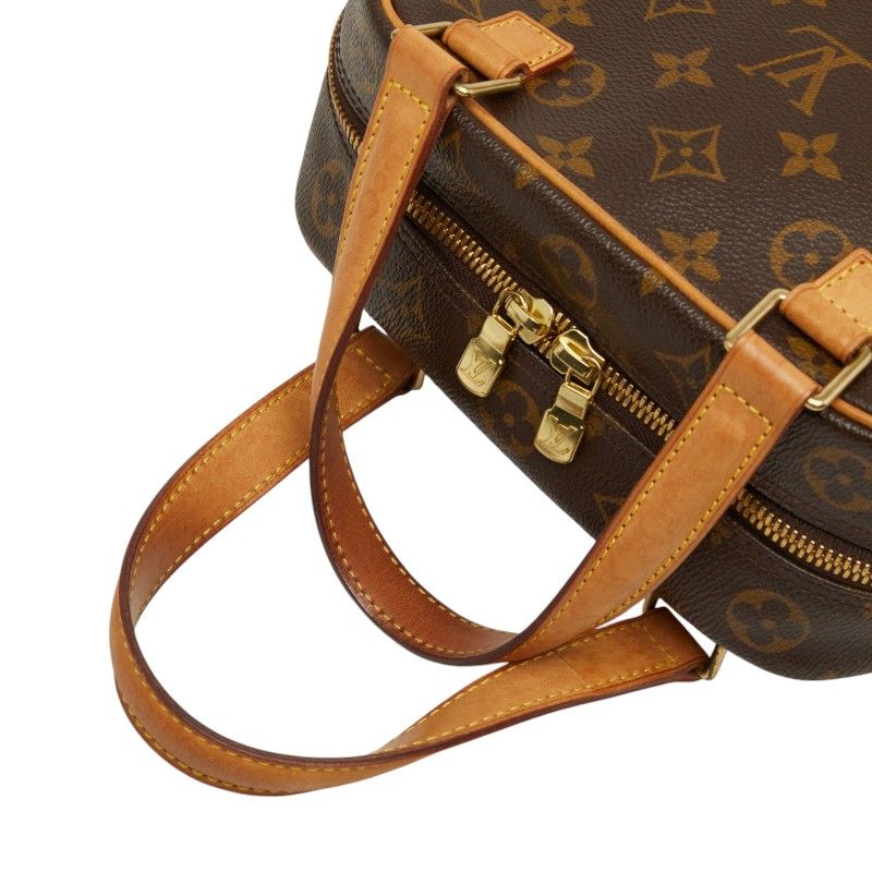 Louis Vuitton Monogram Exantrie Cite Handbag Brown Leather — view 8