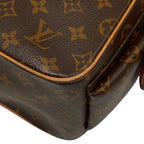 Louis Vuitton Monogram Exantrie Cite Handbag Brown Leather — view 6