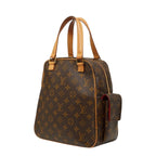 Louis Vuitton Monogram Exantrie Cite Handbag Brown Leather — view 2