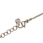 Chanel CC Logo Chain Pendant Silver Metal Rhinestone — view 5