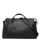 Fendi by the Way Large 2-Way Shoulder Bag Black Leather