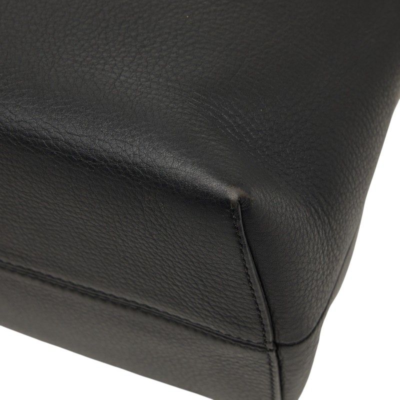 Fendi by the Way Large 2-Way Shoulder Bag Black Leather — view 4