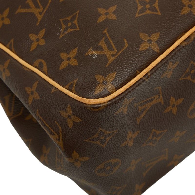 Louis Vuitton Monogram Batignolles Tote Brown Leather — view 5