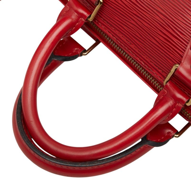 Louis Vuitton Epi Speedy 25 Mini Boston Bag Castilian Red Leather — view 4