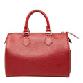 Louis Vuitton Epi Speedy 25 Mini Boston Bag Castilian Red Leather