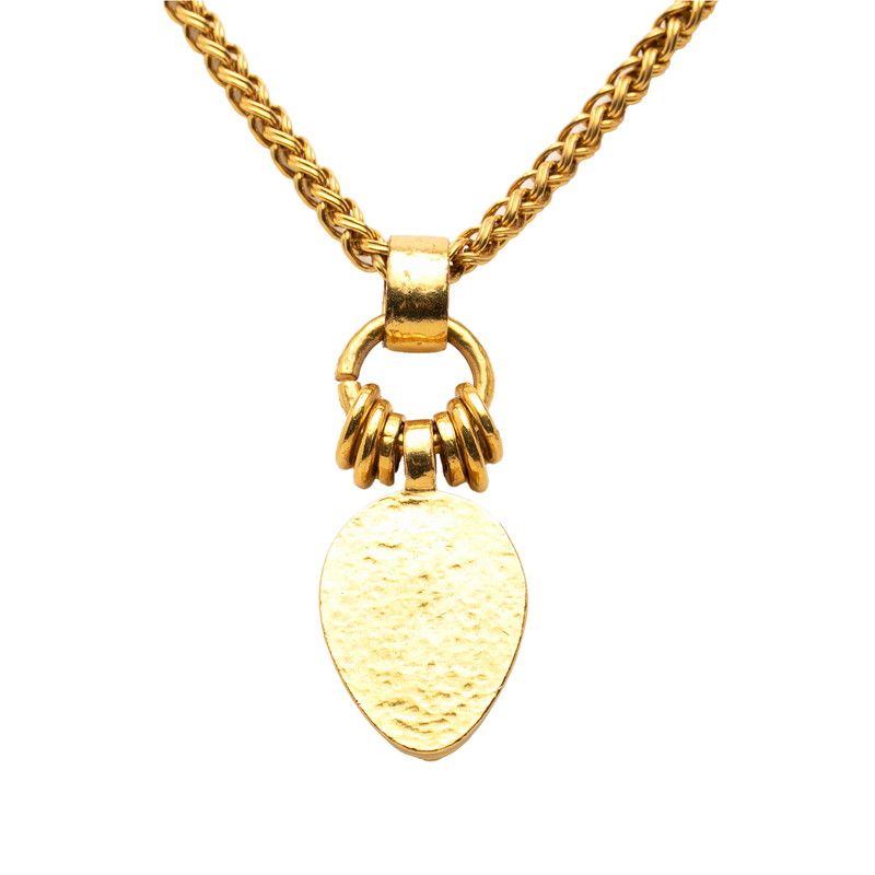 Chanel CC Logo Vintage Chain Pendant 97 Gold Plated — view 2