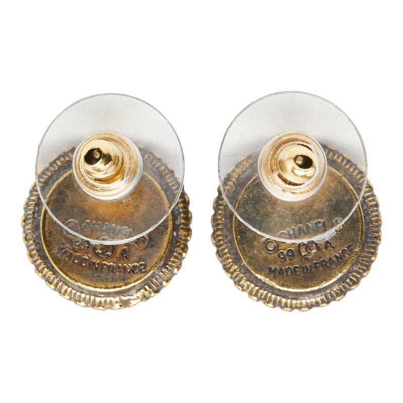 Chanel Vintage Stud Earrings — view 3