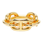 Hermes Chaine D'ancre Scarf Ring Gold Plated — view 2