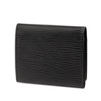 Louis Vuitton Epi Envelope Carte de Visite Card Case Noir Black Leather — view 2