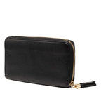 Gucci Interlocking Soho Tassel Zip Around Wallet Black Leather — view 2