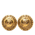 Chanel CC Logo 31 Rue Cambon Paris Earrings Gold Plated