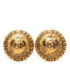 Chanel CC Logo 31 Rue Cambon Paris Earrings Gold Plated