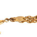 Chanel Vintage Loupe Necklace Double Strand Gold Plated — view 6
