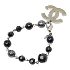 Chanel CC Logo Bracelet Silver — view 2