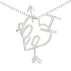 Dior I Love Pendant Silver Metal — view 3