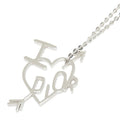 Dior I Love Pendant Silver Metal
