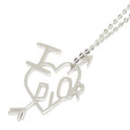 Dior I Love Pendant Silver Metal