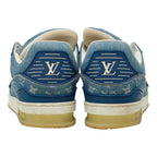 Louis Vuitton LV Trainer Line Sneakers 6.5 Indigo Blue Denim — view 2