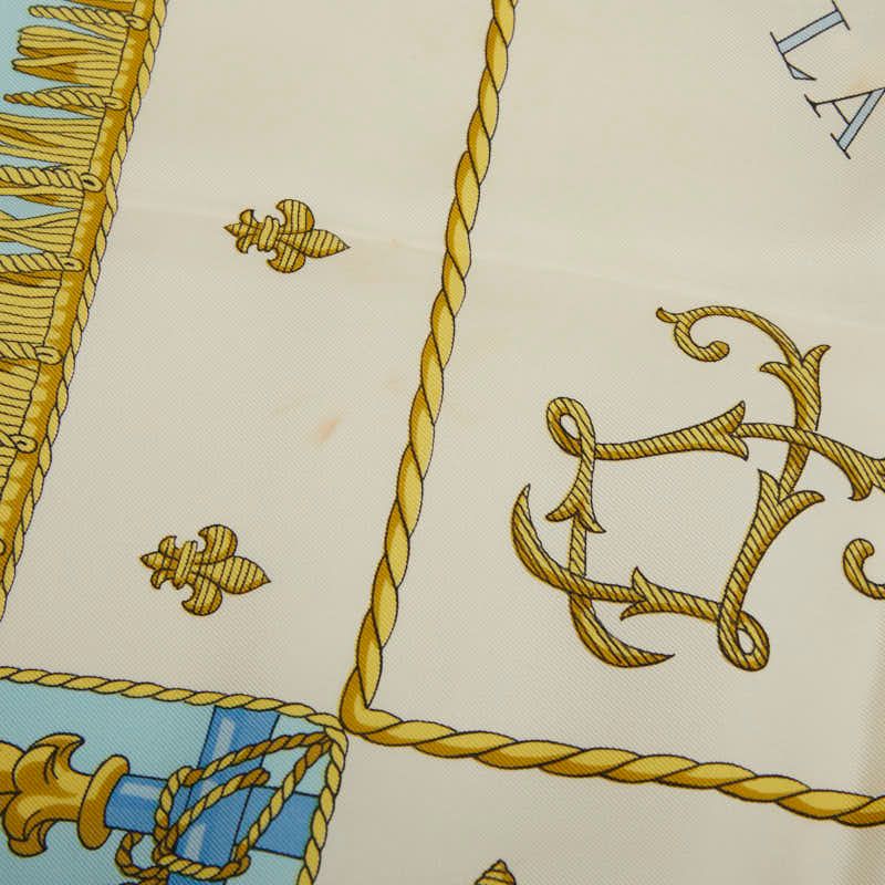 Hermes Carre 90 Vue du Carrosse de la Galere la Reale Queen Coronation Scarf — view 2
