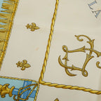 Hermes Carre 90 Vue du Carrosse de la Galere la Reale Queen Coronation Scarf — view 2