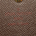 Louis Vuitton Damier Portefeuille Sarah Wallet Brown Leather — view 8