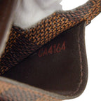 Louis Vuitton Damier Portefeuille Sarah Wallet Brown Leather — view 9