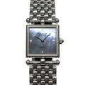Van Cleef & Arpels Classic Square SS Black Shell Quartz Watch