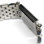 Van Cleef & Arpels Classic Square SS Black Shell Quartz Watch — view 9