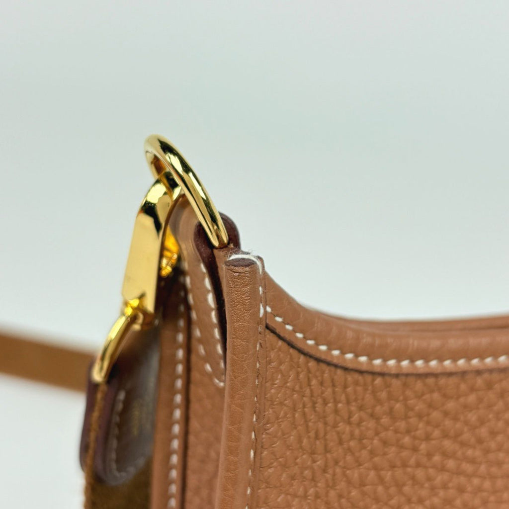 Hermes Evelyne TPM Amazon Pochette Mini Perforated Shoulder Bag Taurillon — view 4