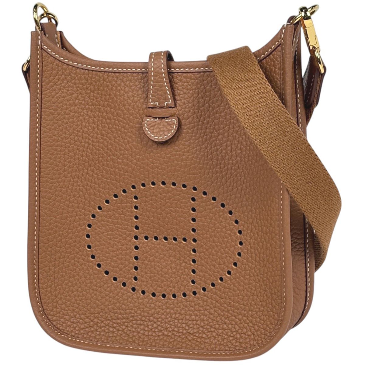 Hermes Evelyne TPM Amazon Pochette Mini Perforated Shoulder Bag Taurillon