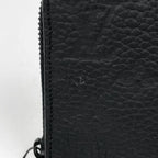 Louis Vuitton Zippy Wallet Horizontal Zip Around Taurillon Noir — view 4