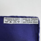 Hermes Carre 90 Marine ET Cavalerie Sea and Cavalry Scarf Silk Navy Multicolor — view 2