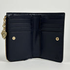 Gucci GG Pattern Bifold Wallet Compact Canvas Navy — view 9