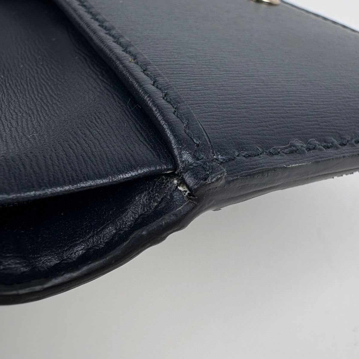 Gucci GG Pattern Bifold Wallet Compact Canvas Navy — view 5