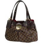 Louis Vuitton Sistine PM Tote Damier Brown
